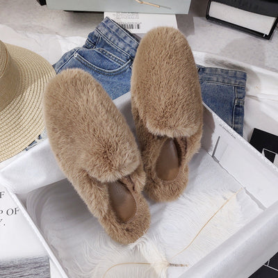 Vionnet Fur Baotou Mules
