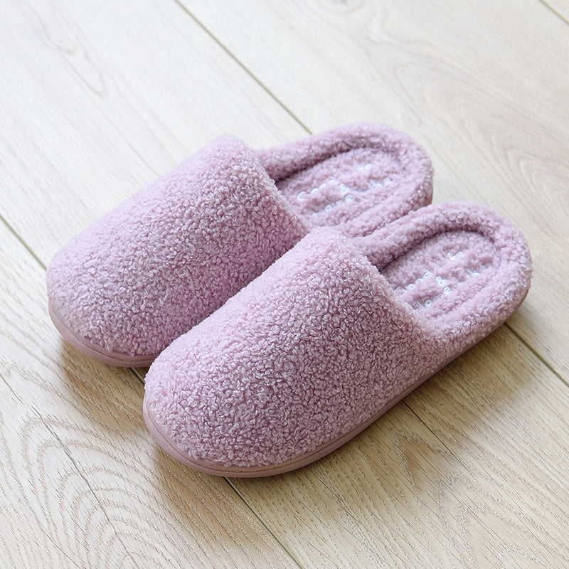 Winter cotton slippers