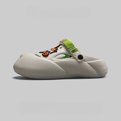 Vionnet Coastal Baotou Hole Clogs