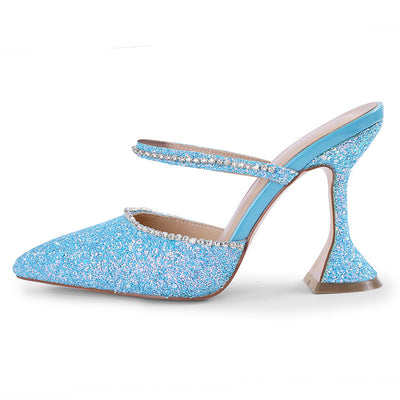 Pointed Slippers High Heel