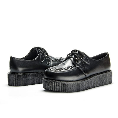 Vionnet Star Leather Creeper Flats