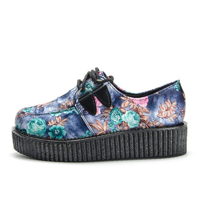 Vionnet Star Leather Creeper Flats