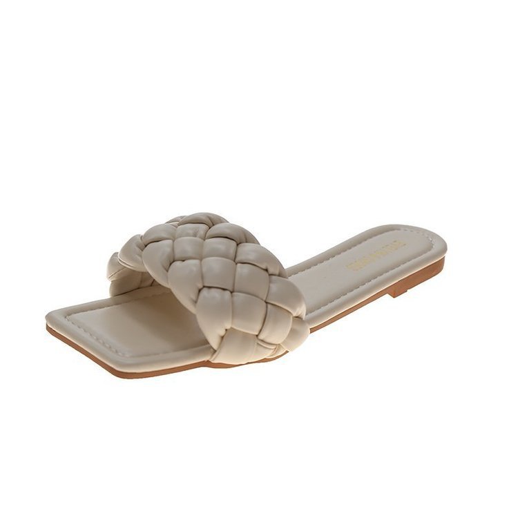 Vionnet Woven Candy Flat Slippers