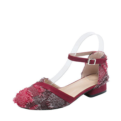 Vionnet Ankle-Strap D'Orsay Flats