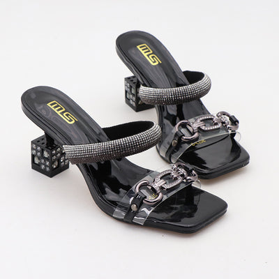 Vionnet Rhinestone Stiletto Slippers