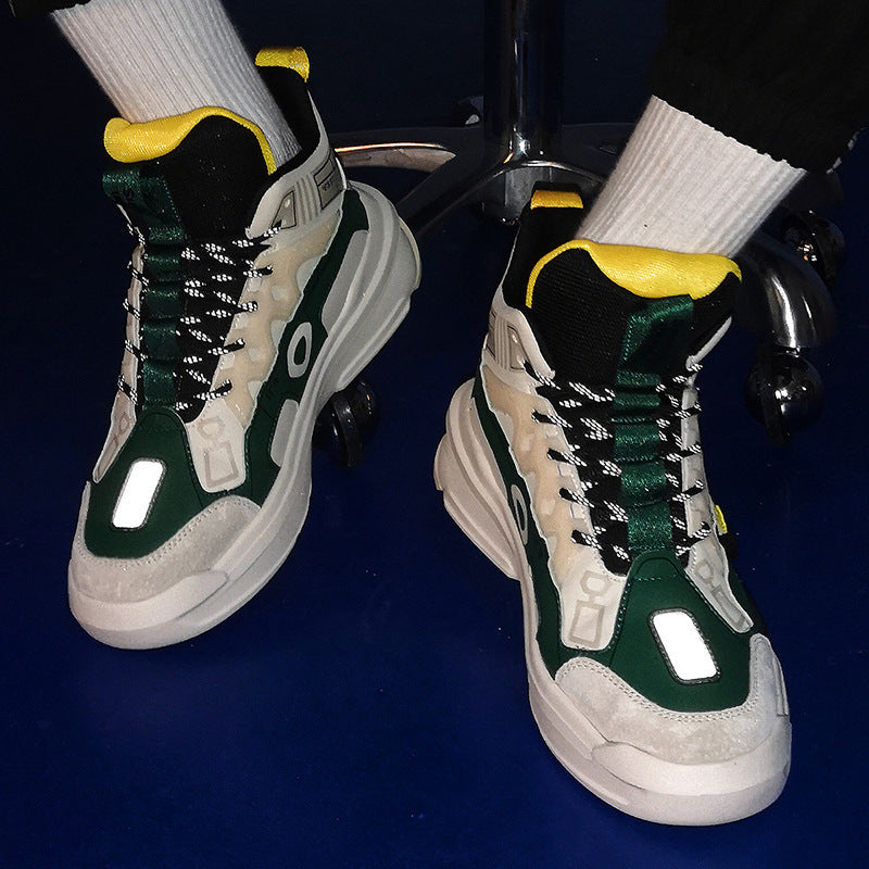 Vionnet High-Top Trend Sneakers