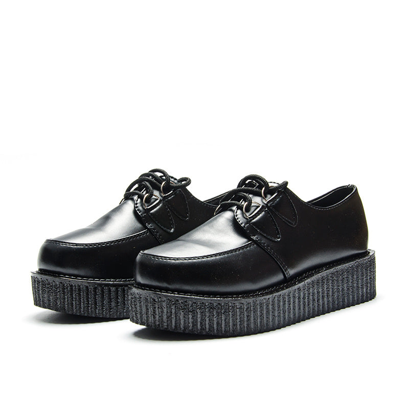 Vionnet Star Leather Creeper Flats