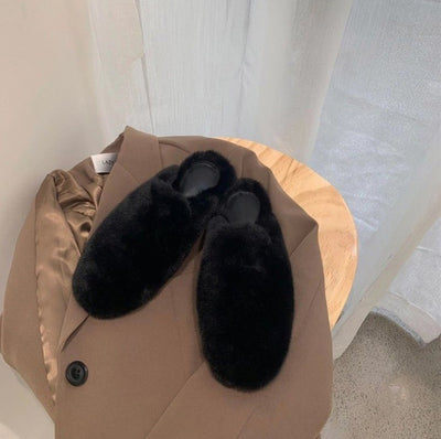 Vionnet Fur Baotou Mules