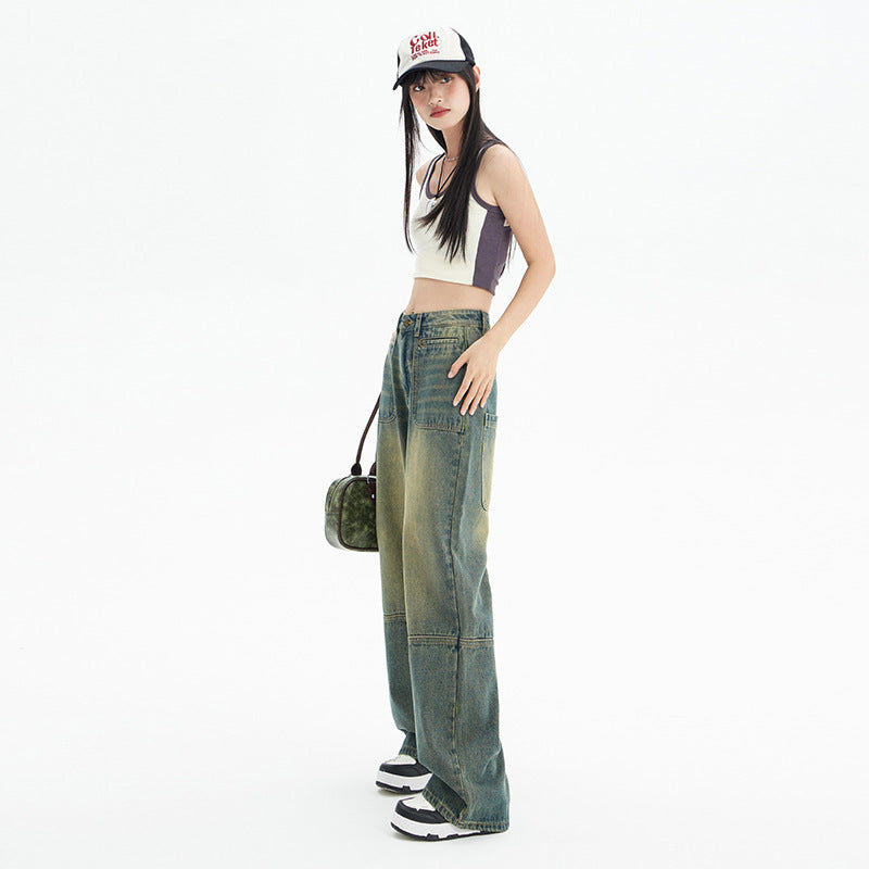 Vionnet Dreamy Drape Stitched Jeans