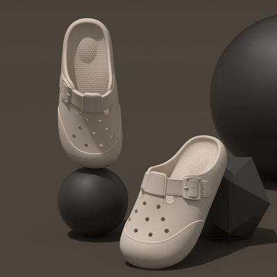 Vionnet Buckle Baotou Clogs