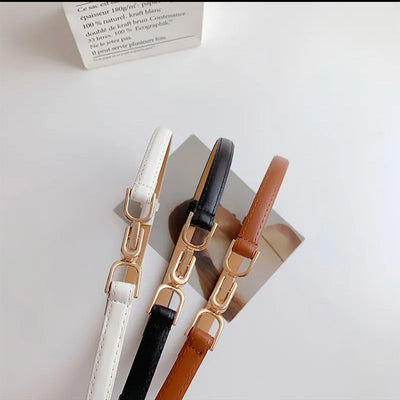 A Pair Of Buckles Belt Women's Fine Decoration Dress Matching