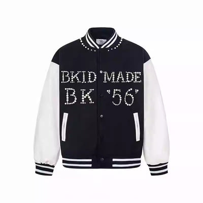 Beaded Varsity Jacket
