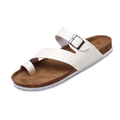 Fashion Couple Cork Slippers