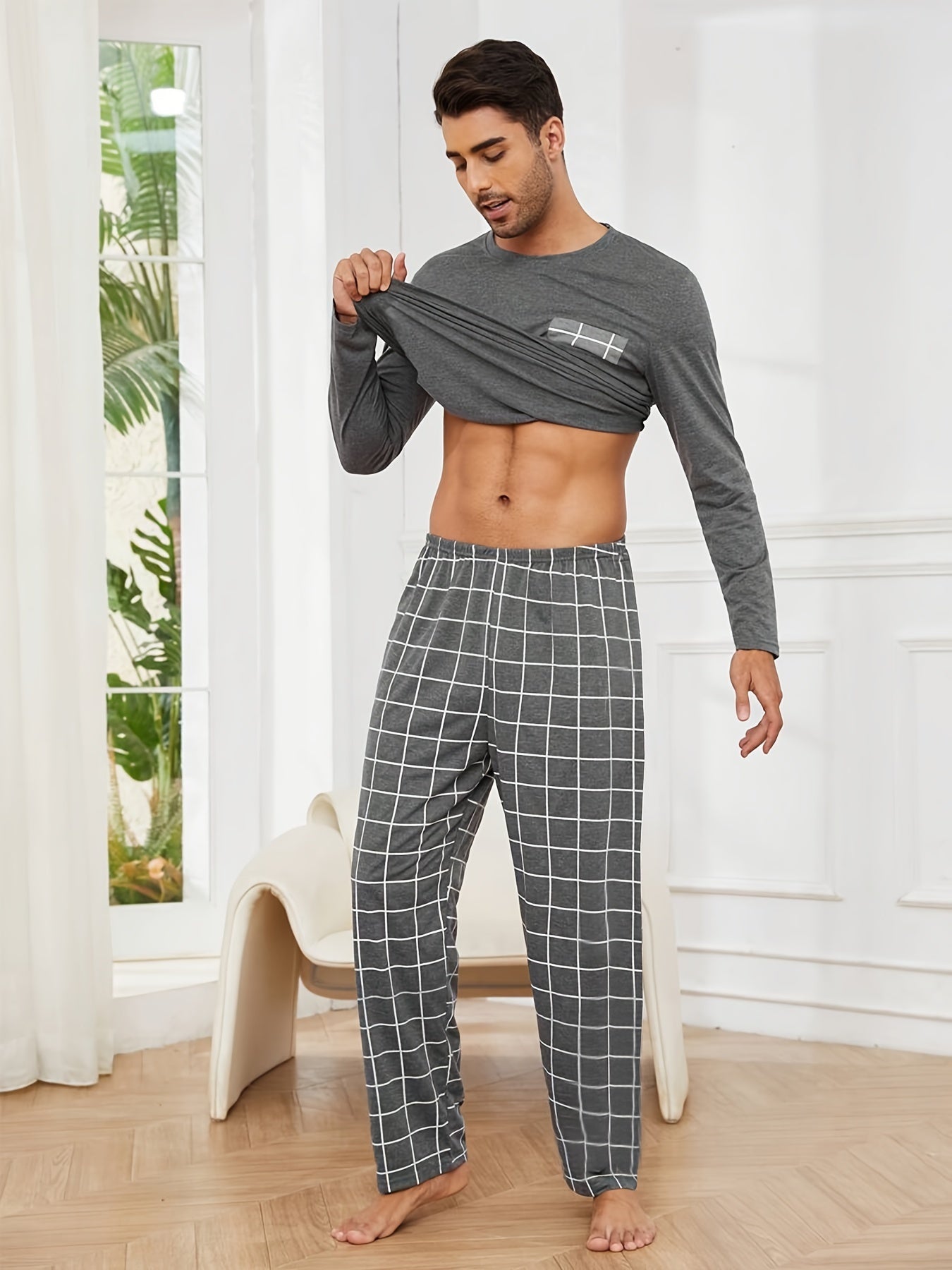 Vionnet Polyester Lounge Pajama Set