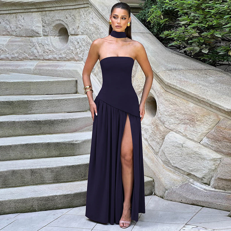 Velasca Color-Block Tube Dress