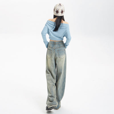 Vionnet Dreamy Drape Worn Jeans