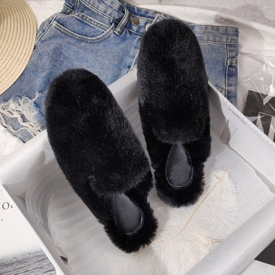 Vionnet Fur Baotou Mules