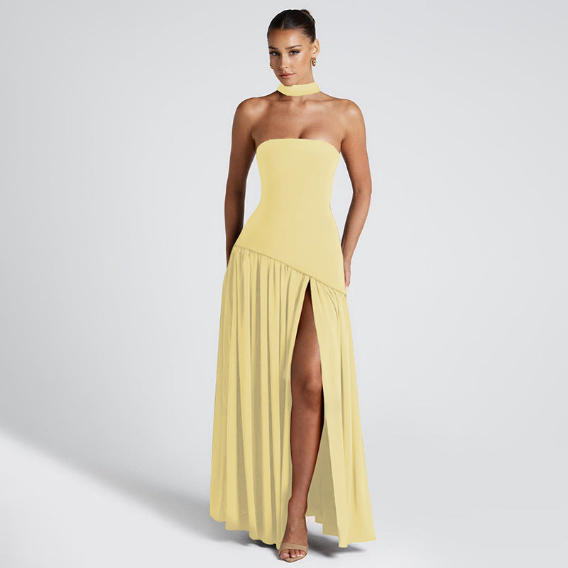 Velasca Color-Block Tube Dress