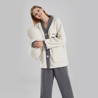Vionnet Panda Fleece Pajama Set