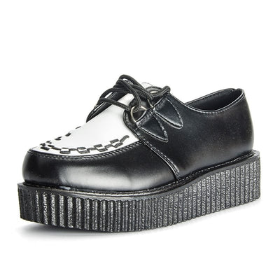 Vionnet Star Leather Creeper Flats