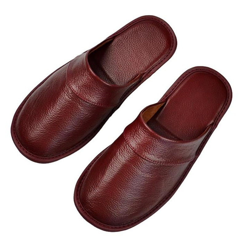 Unisex Cuir Baotou Slipper