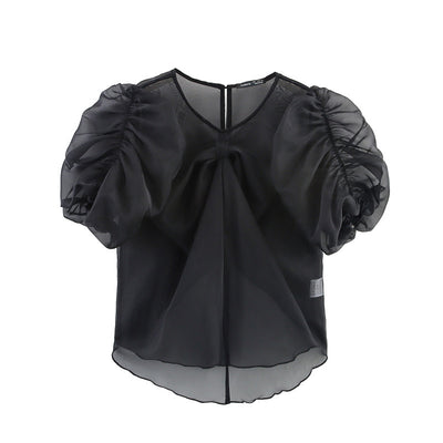 Women's Noeud Puff Top