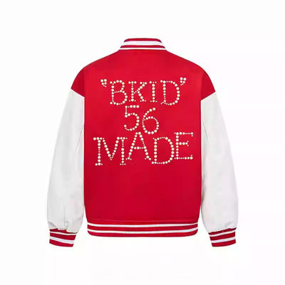 Beaded Varsity Jacket