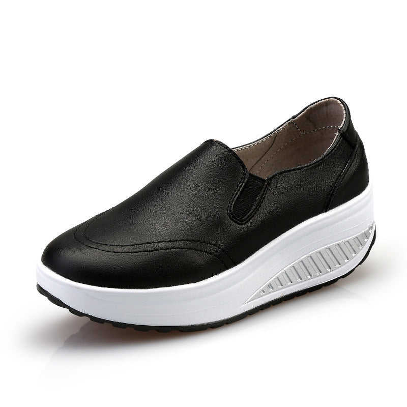 Vionnet White Leather Loafers