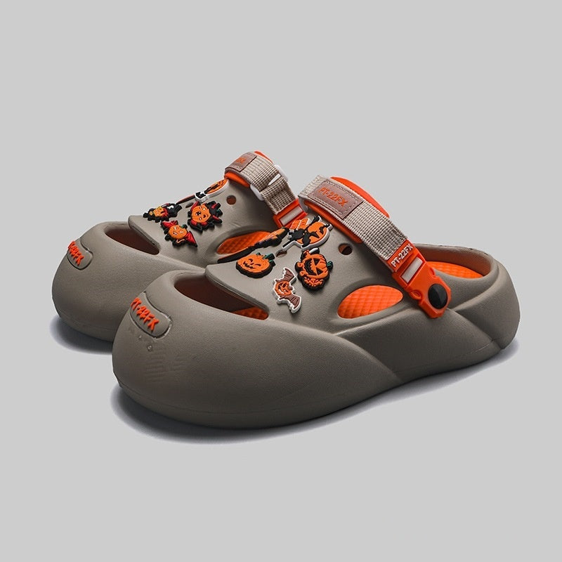 Vionnet Coastal Baotou Hole Clogs