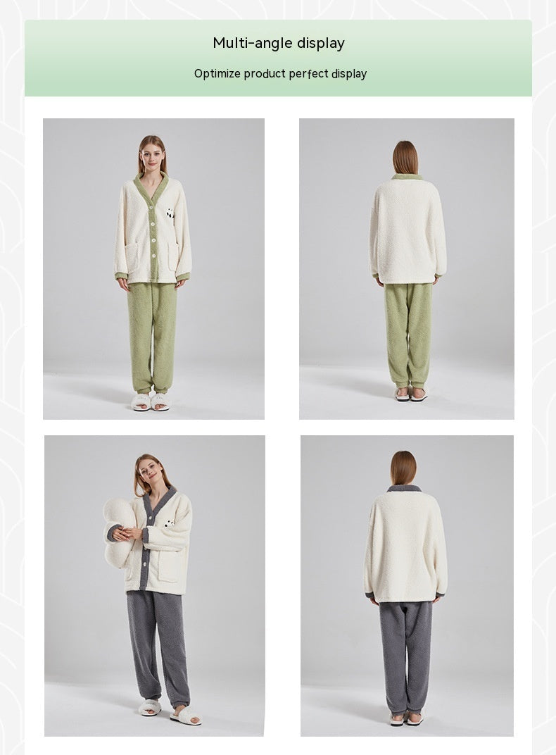 Vionnet Panda Fleece Pajama Set
