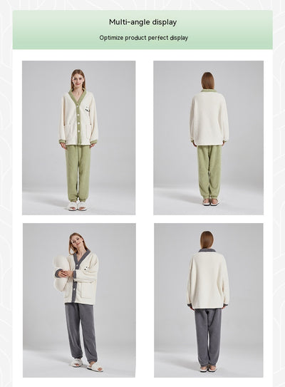 Vionnet Panda Fleece Pajama Set