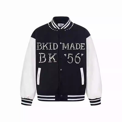Beaded Varsity Jacket