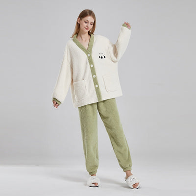 Vionnet Panda Fleece Pajama Set