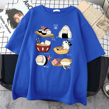 Vionnet Cat Sushi Cotton Tee
