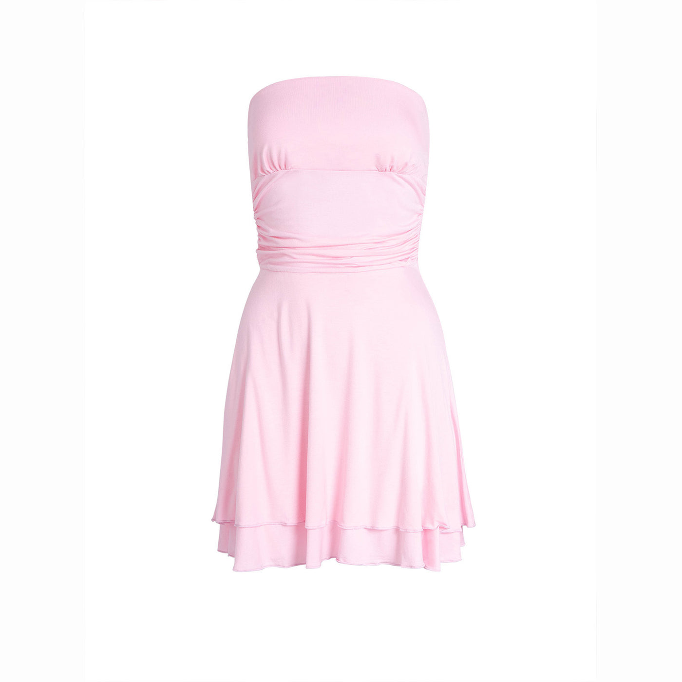 Velasca Y2K Pleated Tube Dress