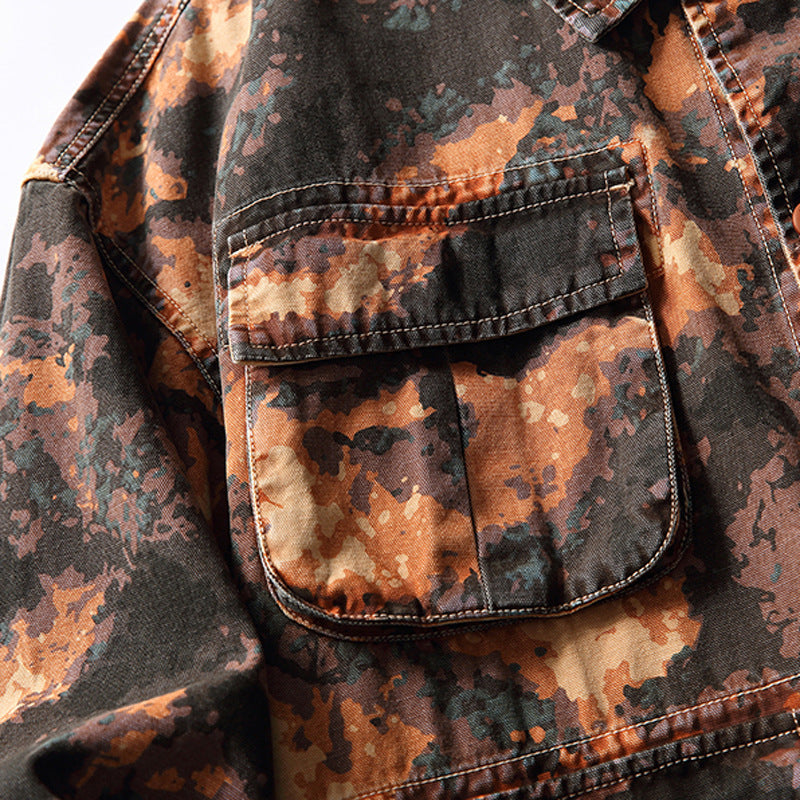 Men's Camo Tie-Dye Jacket