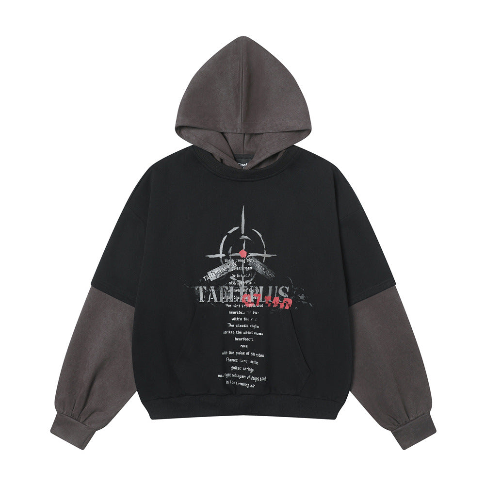 Velasca Patchwork Print Hoodie