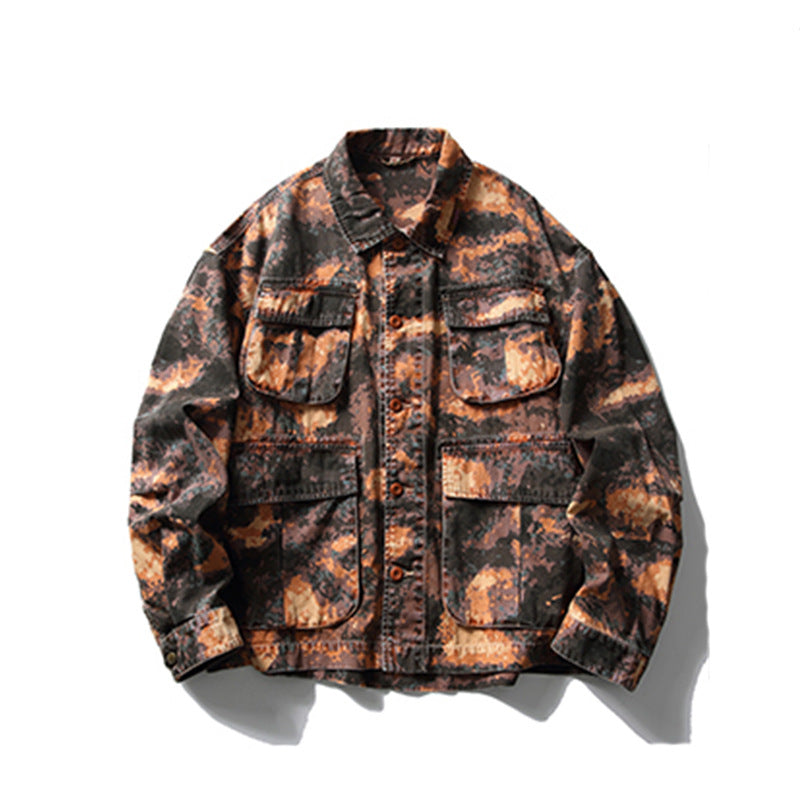 Men's Camo Tie-Dye Jacket