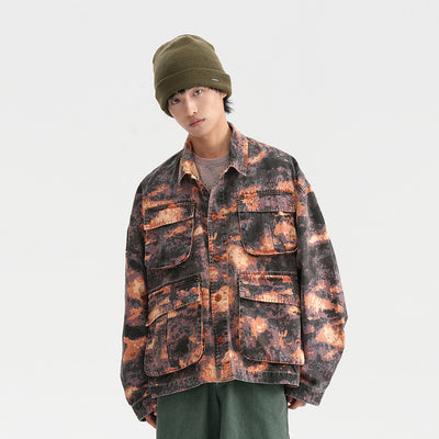 Men's Camo Tie-Dye Jacket