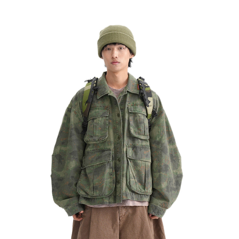 Men's Camo Tie-Dye Jacket