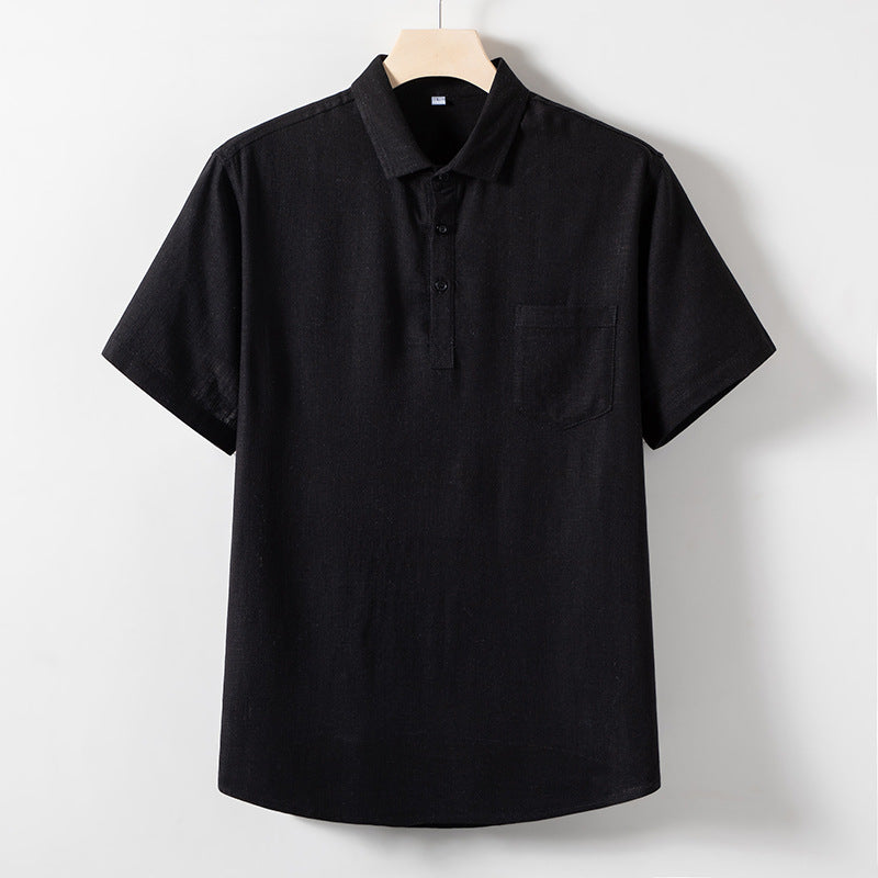 Vionnet Linen Lapel Tee