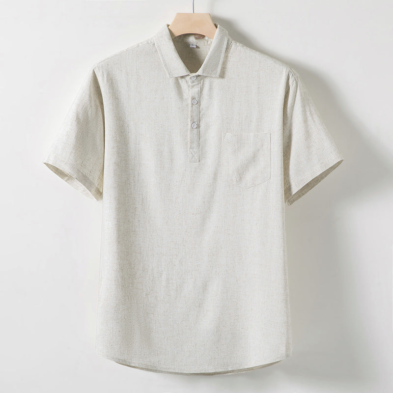 Vionnet Linen Lapel Tee
