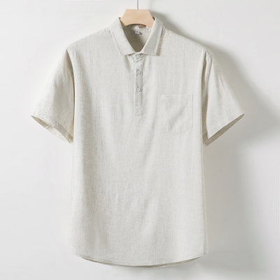 Vionnet Linen Lapel Tee