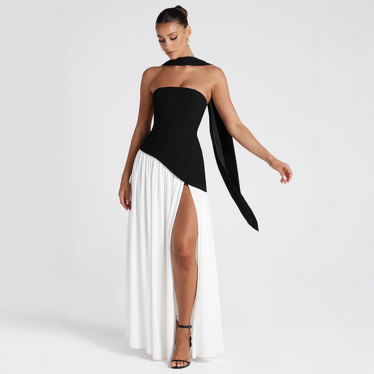 Velasca Color-Block Tube Dress
