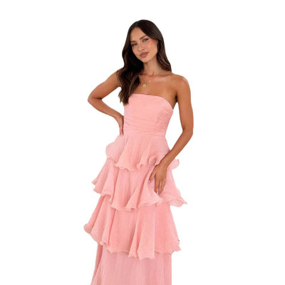 Vionnet Backless Cake Dress