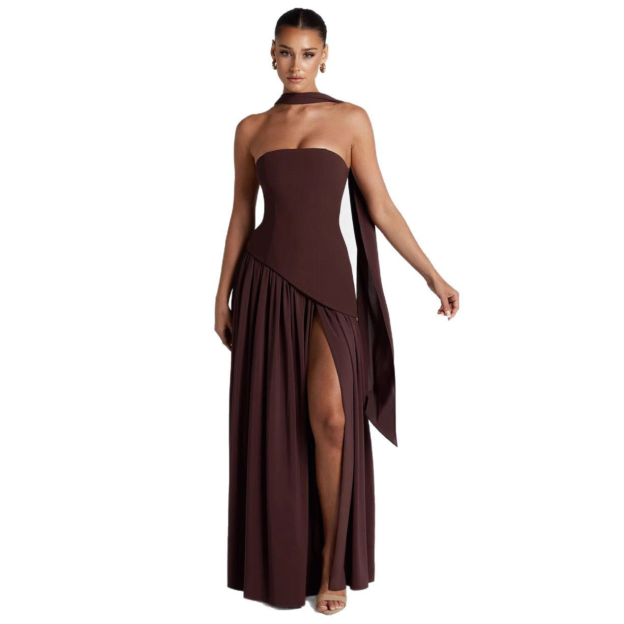 Velasca Color-Block Tube Dress