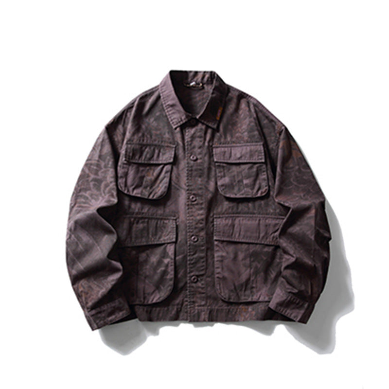 Men's Camo Tie-Dye Jacket