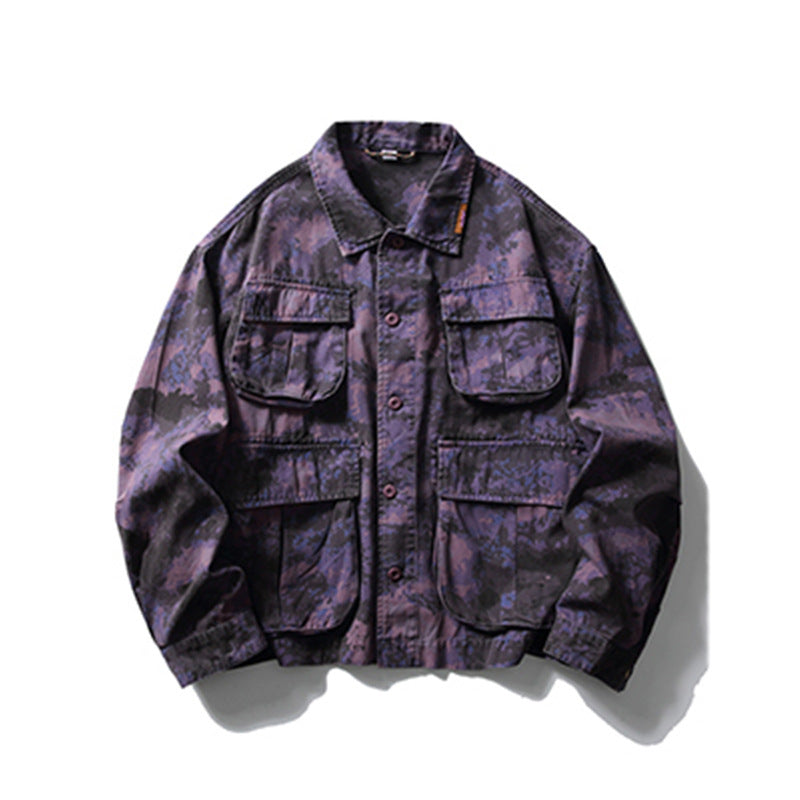 Men's Camo Tie-Dye Jacket
