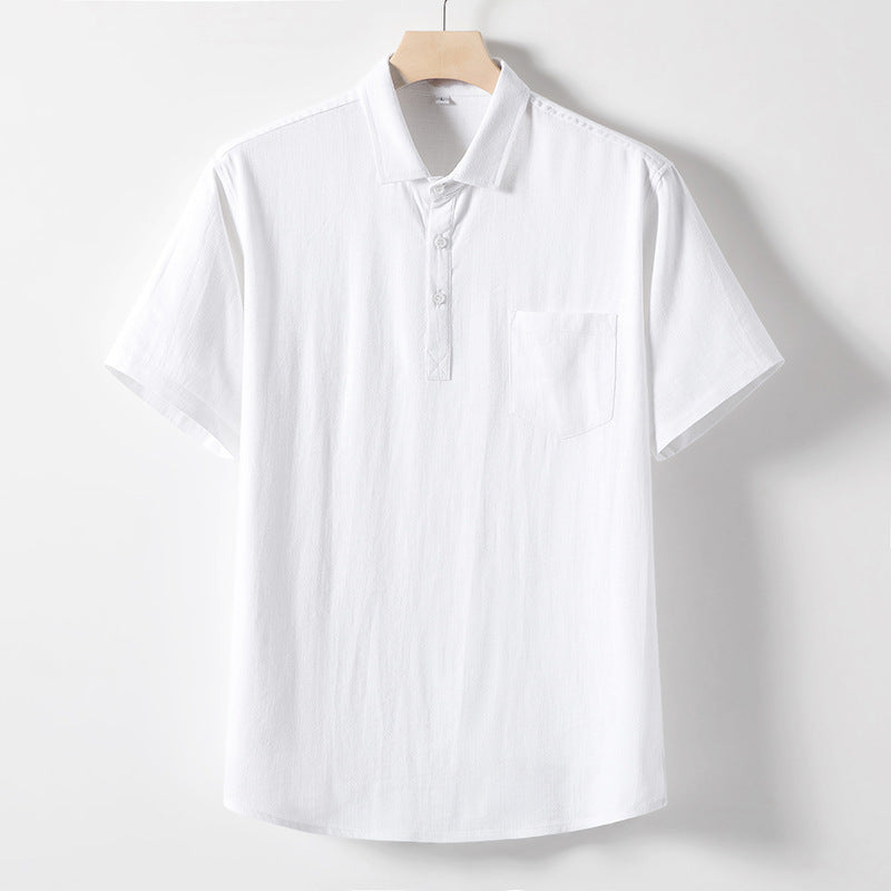 Vionnet Linen Lapel Tee