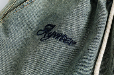 Vionnet Punk Distressed Denim Shorts